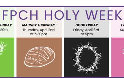 Holy Week!